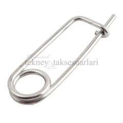 Paslanmaz Yaylı Emniyet Pim Çeşitleri 2 mm - A2 AISI 304 KALİTE