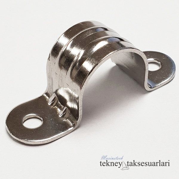 25, 30mm Paslanmaz Boru Kelepçesi Çeşitleri (Yarım Daire) 30 mm