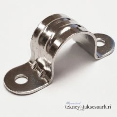 25, 30mm Paslanmaz Boru Kelepçesi Çeşitleri (Yarım Daire) 30 mm