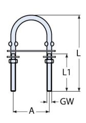 PASLANMAZ U MAPA 6x90