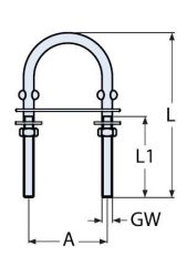 PASLANMAZ U MAPA 8x80