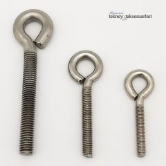 Paslanmaz Gözlü Civatalı, Halkalı Mapa Çeşitleri 5x30