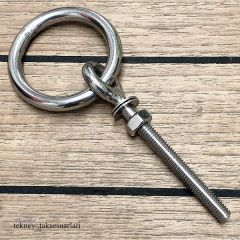 PASLANMAZ MAPA VİDALI HALKALI,ÇEŞİTLERİ M 8