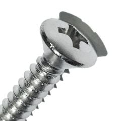 2,9 mm Paslanmaz (YMB) Baş Saç Vidası (DIN 7983) A4 AISI 316 KALİTE - 2,9x19