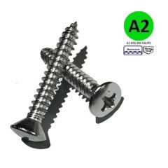 4,8 mm Paslanmaz (YMB) Baş Saç Vidası (DIN 7983) A4 AISI 316 KALİTE - 4,8x45