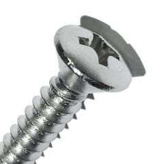 4,8 mm Paslanmaz (YMB) Baş Saç Vidası (DIN 7983) A4 AISI 316 KALİTE - 4,8x50