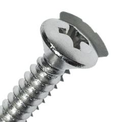 5,5 mm Paslanmaz (YMB) Baş Saç Vidası (DIN 7983) A2 AISI 304 KALİTE - 5,5x50