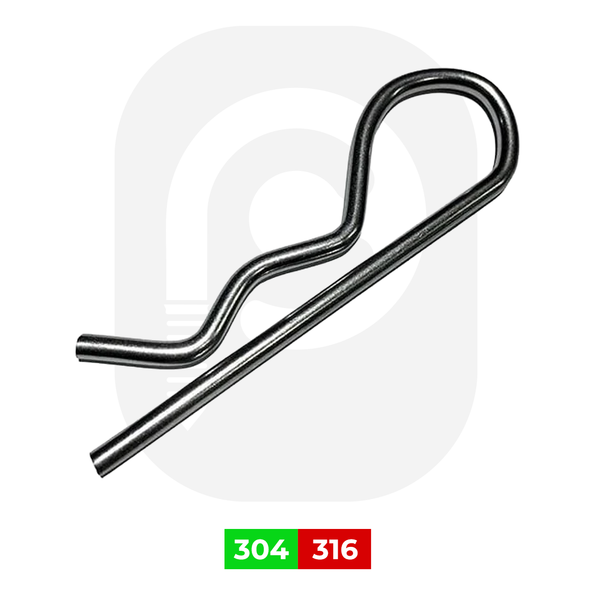 100 Adet, 1.000 Adet, 10.000 Adet Özel Fiyat ile Kampanya , 3mm Paslanmaz  R Pim, Firkete