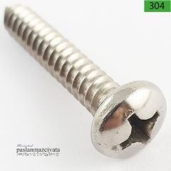 2,2mm  Paslanmaz (YSB) Saç Vidası DIN7981 2,2x19