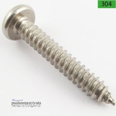 2,2mm  Paslanmaz (YSB) Saç Vidası DIN7981 2,2x6,5