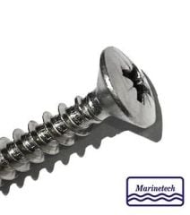 5 mm Paslanmaz Yıldız Mercimek Baş Sunta Vidası (DIN 7995) 5x70