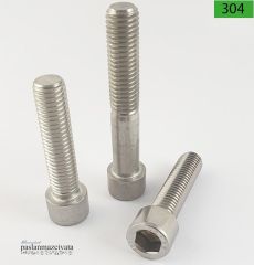 M4 Paslanmaz İmbus Civata  DIN912 A4 AISI 316 KALİTE - 4x10