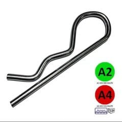 Paslanmaz R Pim Firkete Çeşitleri - 2mm-6mm AISI 304/316