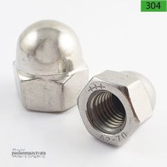 Paslanmaz Kör Somun Çeşitleri DIN1587 A4 AISI 316 KALİTE - M 16