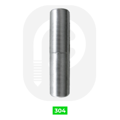 8x45 mm Paslanmaz Mil Menteşe 304 Kalite