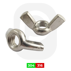 Paslanmaz Kelebek Somun A4 (316) (DIN 315)