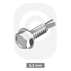 6,3 Paslanmaz Trapez Cıvata Matkap Uçlu AKB (DIN 7504K)