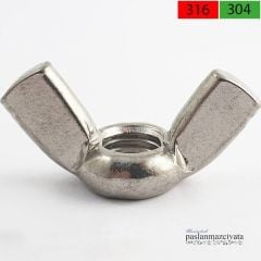 Paslanmaz Kelebek Somun DIN315 A4 AISI 316 KALİTE - M 14