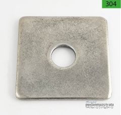 Paslanmaz Kare Pul M 10