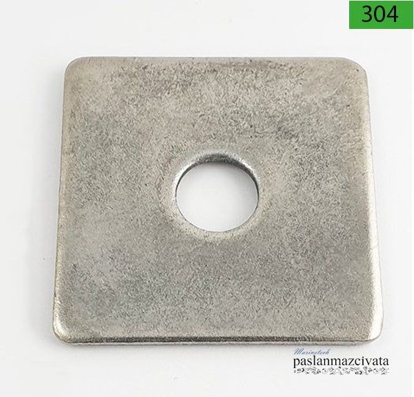 Paslanmaz Kare Pul M 12