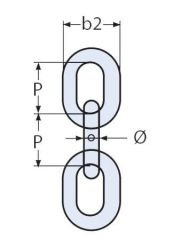 DIN 766 Paslanmaz Zincir 3mm