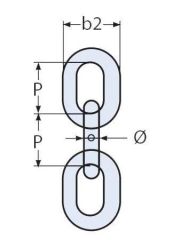 DIN 766 Paslanmaz Zincir 5 mm