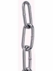 DIN 5685 Paslanmaz Uzun Bakla Zincir 4mm