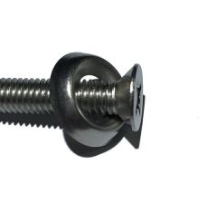 PASLANMAZ KONİK HAVŞA PUL,316 KALİTE 6 mm
