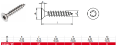 4mm DIN 9130 PASLANMAZ (THB) AHŞAP VİDASI