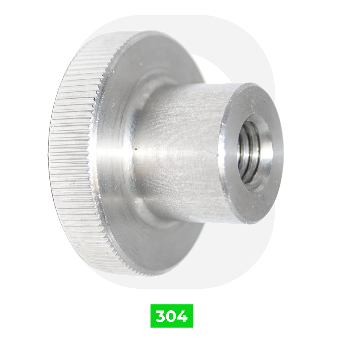 DIN 466 Paslanmaz Tırtıllı Uzun Tip Ayar Somunu