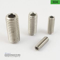 2,5mm Paslanmaz Setskur  DIN916 2,5x4