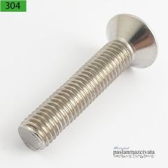 M5 Paslanmaz Havşa Baş İmbus DIN7991 A4 AISI 316 KALİTE - 5x8