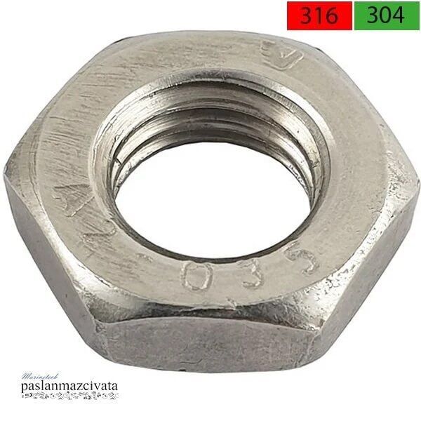 Paslanmaz Kontra Somun DIN439 M 10