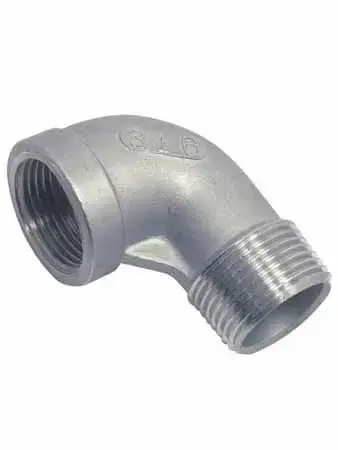 KUYRUKLU DİRSEK PASLANMAZ  1/2''