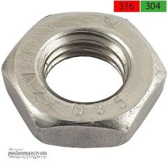 Paslanmaz Kontra Somun (DIN 439) M 14