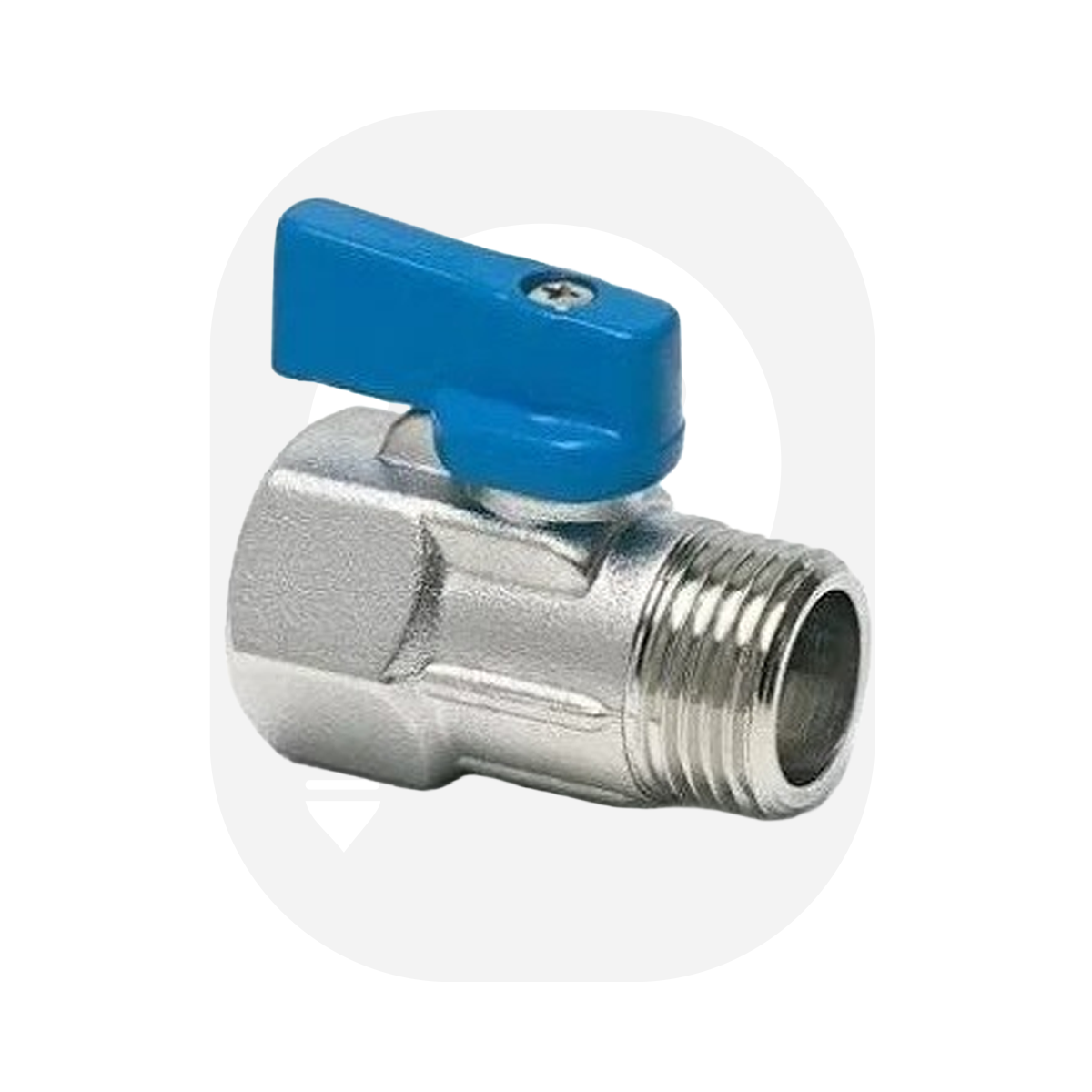 Mini Küresel Vana 1/2'' Krome