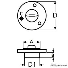 Miçoz Komple Sarı Delikli 3/4''