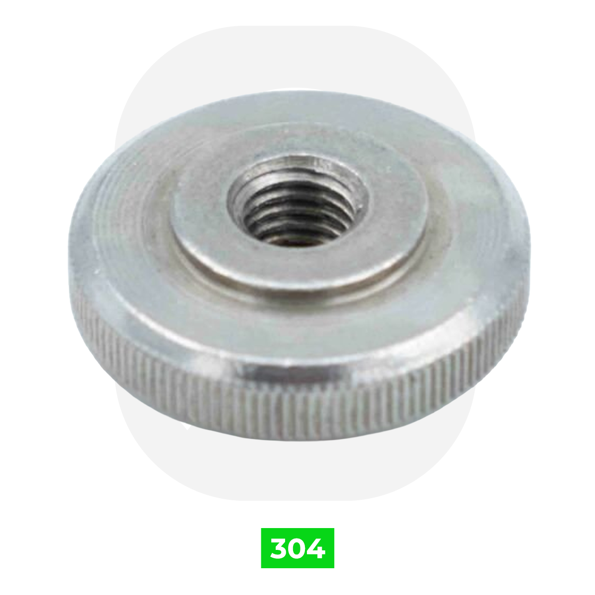 DIN 467 Paslanmaz Tırtıllı Kısa Tip Ayar Somunu