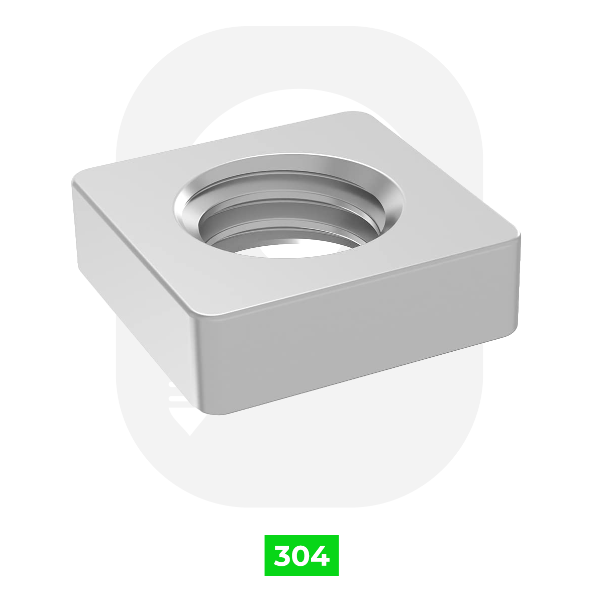 DIN 562 İnce Kare Somun