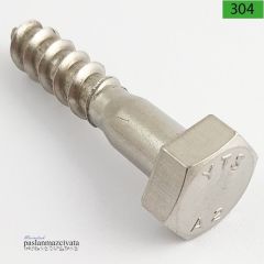 M6 Paslanmaz Trifon (DIN 571) 6x50