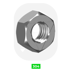 Paslanmaz Metal Kilitli Somun A2 (DIN 980)